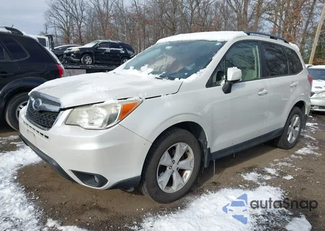 2014 Subaru Forester 2.5I Premium z USA, uszkodzony, nr VIN JF2SJAECXEH425363